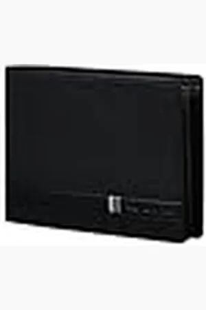 Samsonite Flakgedlg - Billetera, 13 cm, Negro (Negro)