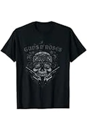 Guns N´Roses Skull Floral Camiseta Camiseta