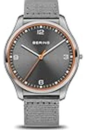 Bering Reloj analógico de Cuarzo para Hombre con Brazalete de Acero Inoxidable 18342-577