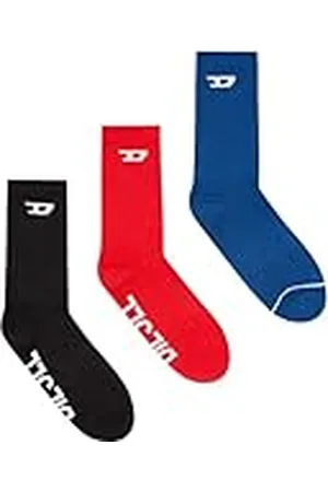 Diesel Skm-ray-threepack Calzino Calcetines, , S para Hombre