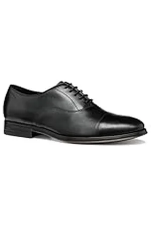 Geox U REZZONICO B, Oxford Hombre, Black, 40 EU