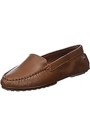 Tommy Hilfiger Mujer Mocasín Essential Chic Mocassin Slipper, Marrón (Winter Cognac), 38 EU
