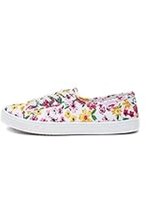 Rocket Dog Chow, Zapatillas Mujer, White Floral, 39 EU