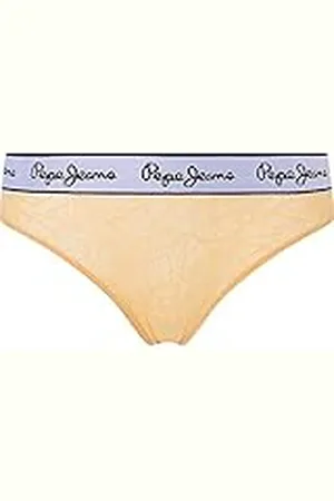 Pepe Jeans Mesh Thong Bikini Style Underwear, , L para Mujer