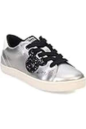 Geox J Kathe Girl H, Zapatillas, Silber, 37 EU