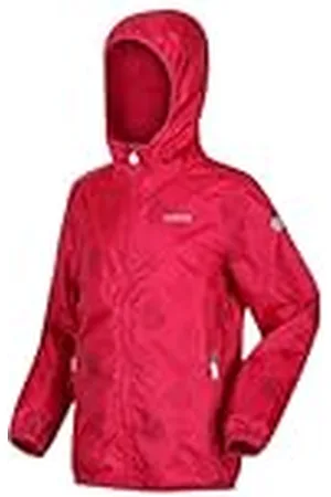Regatta Chaqueta técnica Lever, Estampada, Impermeable, Transpirable, Plegable, con Forro de Malla y Capucha
