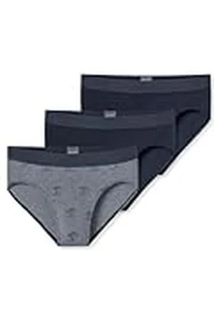 Schiesser 3 Pack Slips Bio Baumwolle Multipack-95/5 Organic Ropa Interior, , L (Pack de 3) Hombres