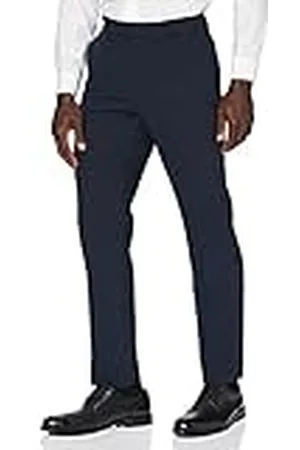 Farah Classic Roachman Pantalones, Azul (Marino), 42W x 31L para Hombre