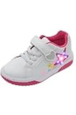 chicco Zapatos con Luces Niño y Niña, Zapatillas con Luces de Colores en la Suela, con Cordones Elásticos y Cierre Ajustable, Zapatos para Niñas y Niños, Diseñado en Italia