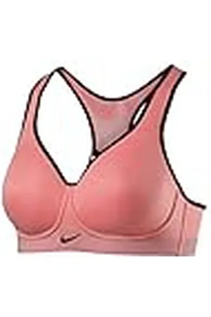 Nike New Pro Rival Bra Sujetador Deportivo, Mujer, Rosa (Bright Melon/Black/Black), 36A