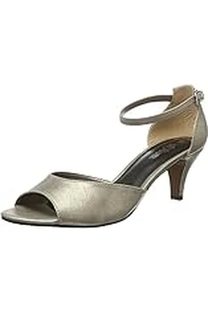 QS by s.Oliver 28300, Sandalias con Cuña Mujer, Dorado (Champagner 404), 40 EU