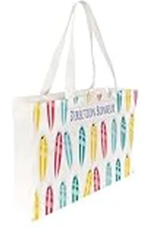 DRAEGER PARIS 1886 Draeger Paris – Tote Bag Tablas de surf "Direction Bonheur" (en francés) – Ligero, resistente y ultrasuave – Interior espacioso – Tote Bag de algodón 100% – bandoleras resistentes y cómodas