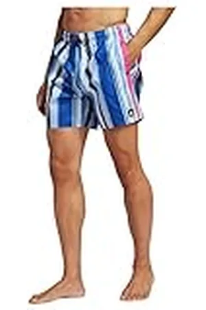 adidas Hombre Striped Swim Shorts, , XS
