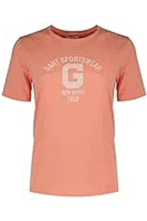 GANT REG Logo SS Camiseta, , M para Mujer