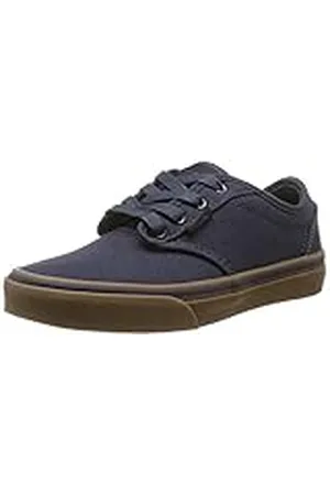 Vans Y Atwood - Zapatillas de Deporte de Lona para niña Azul Bleu (10 Oz Canvas Navy/Gum) 32.5