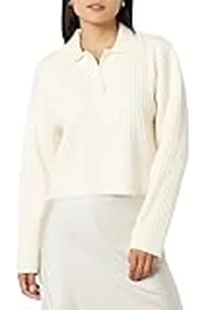 THE DROP Marcy Polo Acanalado para Mujer, , XXL