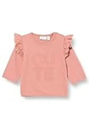 NAME IT Nbfbabett LS Sweat UNB Sudadera, Ash Rose, 3 Mes para Bebés