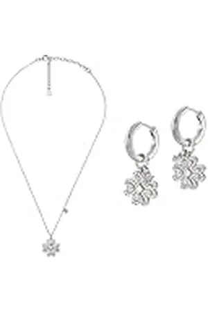 Emporio Armani Mujer Collar y Aretes de Plata de Ley Plateado, Set