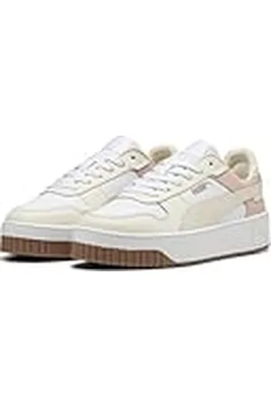 PUMA Carina Street, Sneakers Mujer, White Alpine Snow Frosted Ivory, 37.5 EU