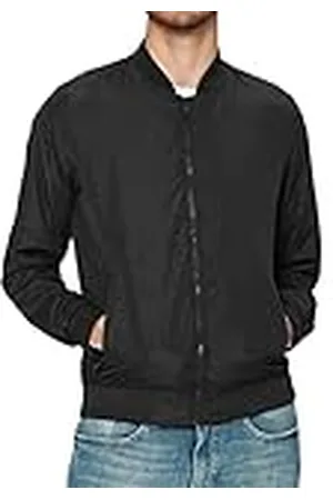 Brave Soul SANJAYBLACK Chaqueta Bomber, Negro, XL para Hombre