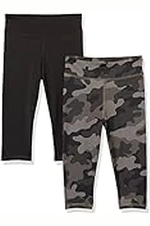 Amazon Legging Deportivo Tipo Capri Niña, Pack de 2, , 8 años