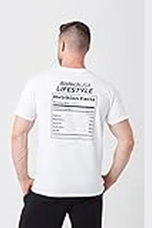 BiotechUSA Camiseta de Manga Corta Marca Modelo Nutrition Men t-Shirt, White XL