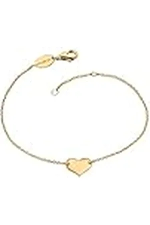 Engelsrufer ERB-LILHEART-G - Pulsera con colgante de corazón de plata de ley en color , longitud: 17 + 3 cm, 20cm, Plata, No es una piedra preciosa