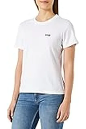 Schott NYC Tssmalllogw Camiseta, , XL para Mujer