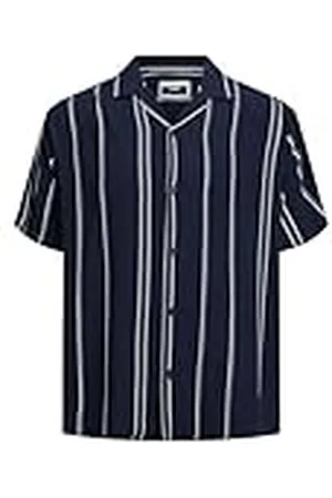 JACK & JONES Jcojeff AOP Resort Shirt SS Relax Camisa de Manga Corta, , S para Hombre