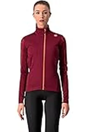 Castelli 4519539 TRANSITION W JACKET Jacket Mujer BORDEAUX/BRILLIANT PINK Tamaño XS