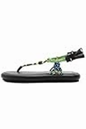 Desigual Sandalias Planas de Tela para Mujer, 4 Zapatos, , 40 EU