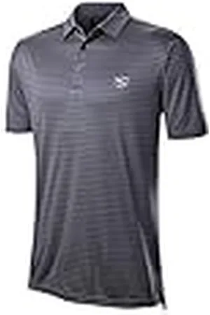 Wilson Staff Hombre Polo de golf, STAFF STRIPE POLO, Poliéster, , Talla L, WGA700731LG