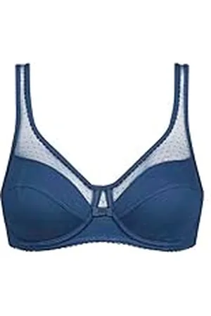 Dim Sujetador Generous Gran Capacidad Algodón Orgánico Mujer x1, Azul, 85B