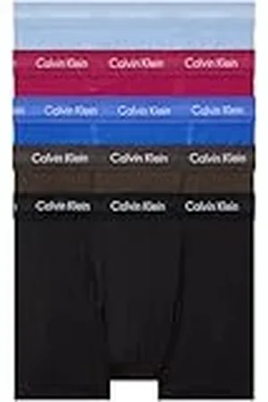 Calvin Klein Hombre Pack de 5 Bóxers Trunks Algodón con Stretch, Multicolor (Mlc Daz Bl Dsty PPL Blk Ba Blue), S