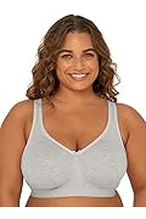Fruit Of The Loom Sujetador de algodón sin Aros Talla Grande Cobertura Completa, Opaco, , 100C para Mujer