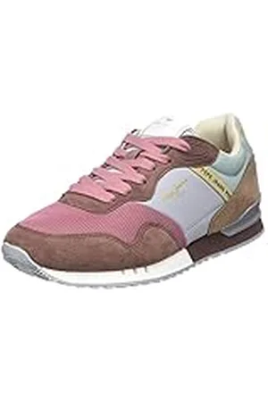 Pepe Jeans London W Swatch, Zapatillas Mujer, Rosa (323Rosa Ceniza), 40 EU