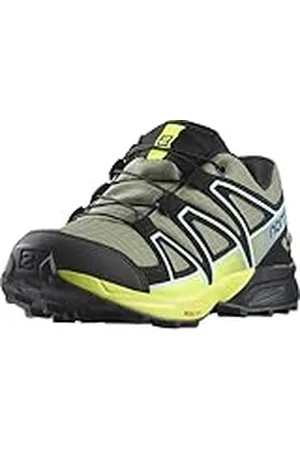 Salomon Speedcross Clima Impermeables Zapatos unisex para niños de senderismo y carrera, Ajuste preciso, Agarre, Comodidad y practicidad, Deep Lichen Green, 33