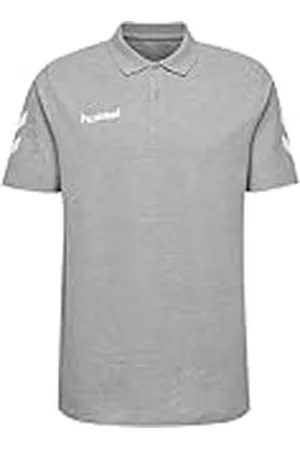 Hummel HMLGO Kids Cotton Polo Color: Grey Melange_Talla: 152