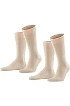 Falke Happy Double Pack M So algodón lisos 2 pares, Calcetines Hombre, , 39-42