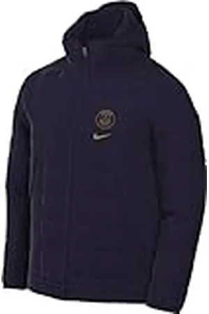Nike PSG Mnsw Synfil Jkt FLC LND Chaqueta, Negro Suede Azul Dorado, Small Hombres