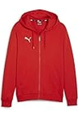 PUMA Hombre teamGOAL Casuals Sudadera, Rojo ( Red- White), 3XL