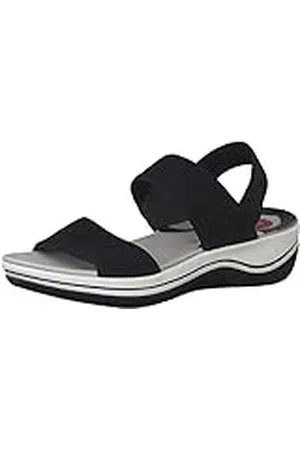 Jana 8-28769-20, Sandalia Mujer, Black, 40 EU