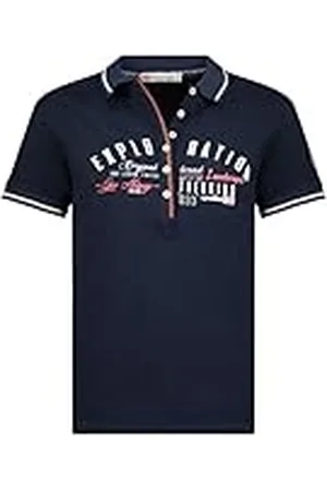 Geographical Norway Kerria Lady Camisa Polo, Marine, XXL para Mujer