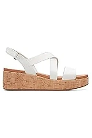Clarks Kimmei Cork, Sandalias de cuña, para Mujer, (White), 39 EU