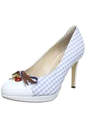 Högl Högl shoe fashion GmbH 5-108066-40020, Sandalias con Plataforma Mujer, Multicolor (Mehrfarbig (Blue/Weiss 3202), 36