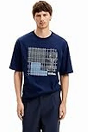 Desigual Camiseta de Manga Corta de Punto para Hombre, , L