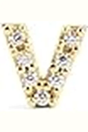 SINGULARU Pendiente Suelto Letter Sparks - V - Joyas mujer