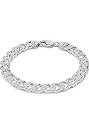 Amazon Brazalete de de ley con eslabones planos, 20 cm/8 pulgadas