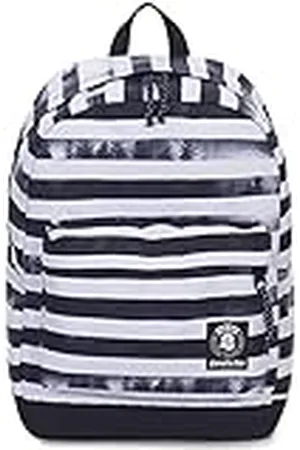 Invicta Mochila Spa - Carlson - Blanco Y Negro - Bolsillo Acolchado para Portátil - American 27 L, Talla Única