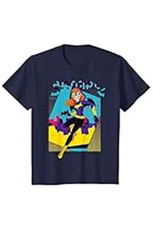 DC Comics Originals Niños DC Kids Super Hero Girls Batgirl Pop Wow enmarcado Camiseta